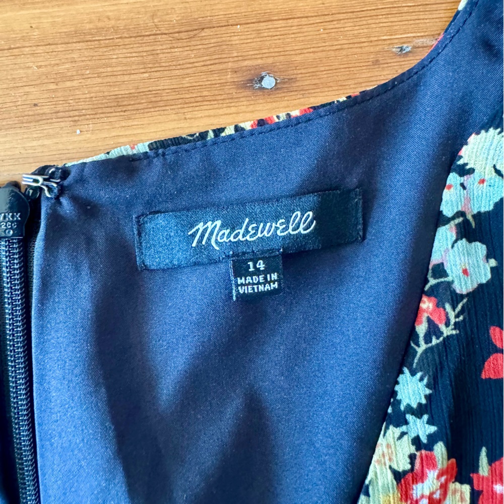 Madewell Floral Midi Dress - Multicolor - Picture 2 of 5